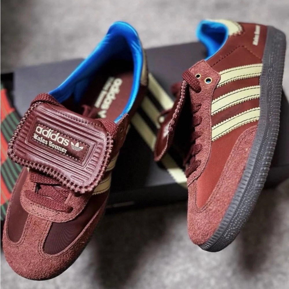Size 5M- Wales Bonner x adidas Samba Nylon Fox Brown